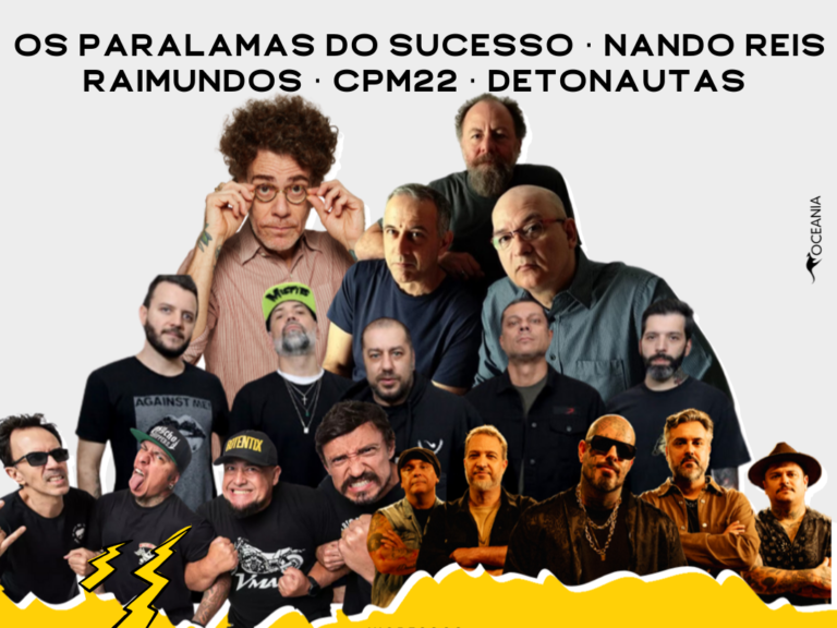Rock nacional invade Goiânia: Festival com Nando Reis, Paralamas e muito mais