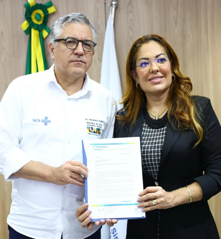 Ministro da Saúde e Christiane do Valle