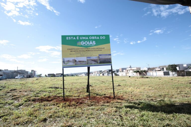 "Goiás inaugura primeira escola modular em Anápolis com investimento de R$ 12,5 milhões"