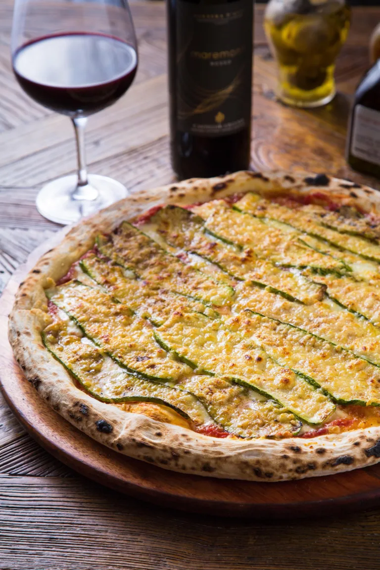 Pizza Zucchini (uma das estrelas do menu Maremonti)