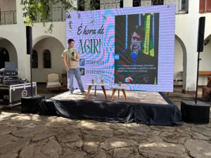 Aqui está uma opção de título: "João Vitor de Paiva Discute Justiça Climática e Inclusão no Fica 2025"