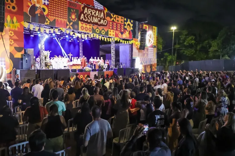 Arraiá Assunção 2025 reúne milhares de pessoas em três dias de festa e encerra com missa emocionante celebrada pelo Padre Marcos Rogério