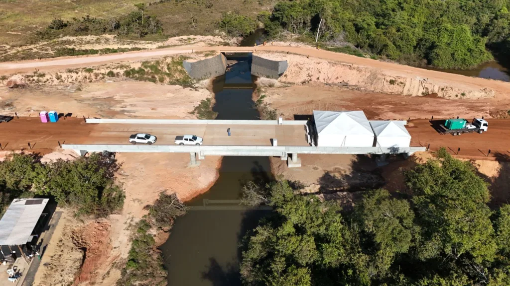Pedro Sales inaugura nova ponte na GO-341, impulsionando o agronegócio na região Sudoeste de Goiás