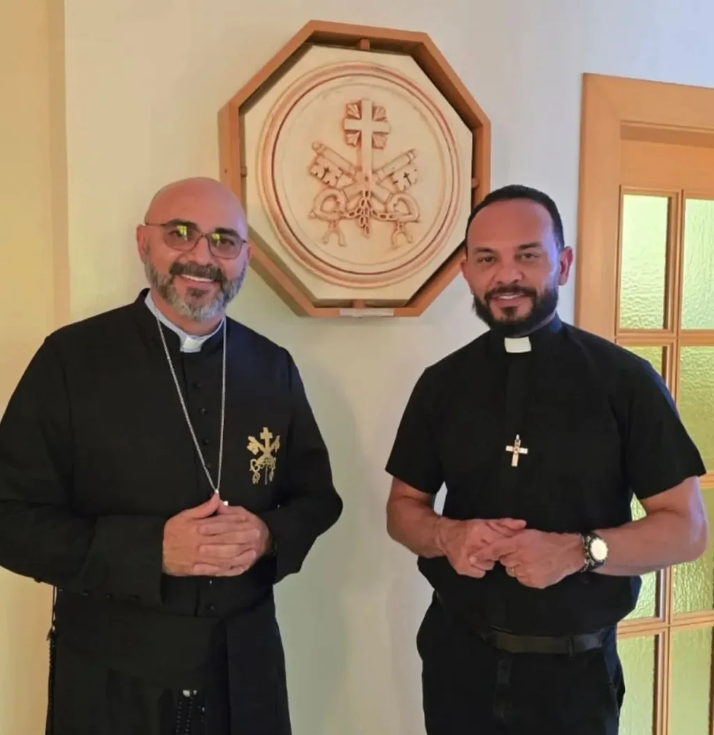 Superior Geral - Pe. Evandro Moraes e Vigário Geral - Pe. Marcos Rogério