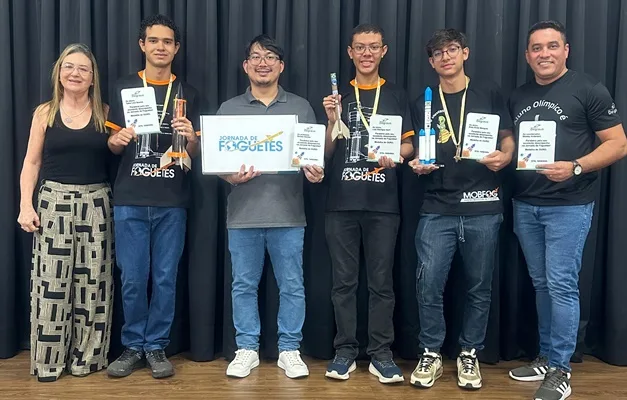 Estudantes de Goiânia conquistam ouro na Olimpíada Brasileira de Foguetes