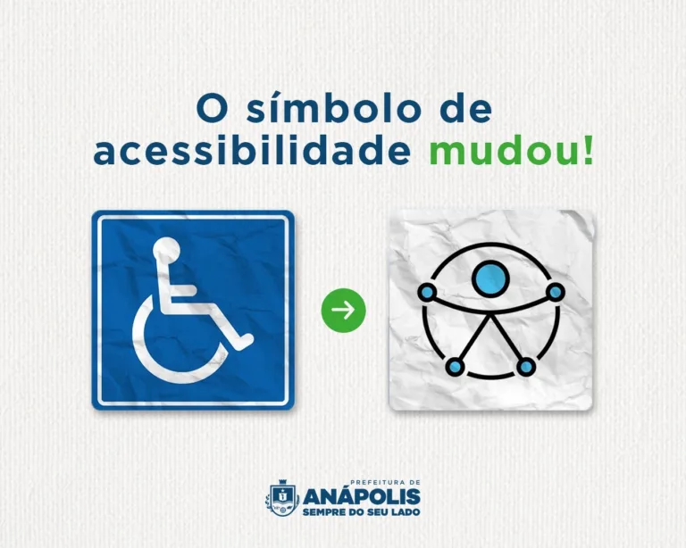 Anápolis adota novo símbolo internacional de acessibilidade