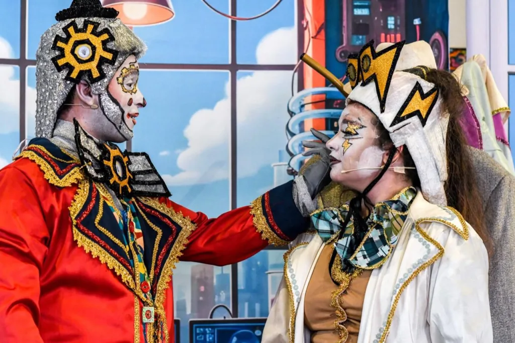 Cena de A menina e o céu de memórias