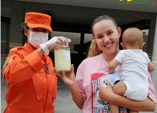 BOMBEIRAS BUSCAM DOAÇÃO DE LEITE MATERNO