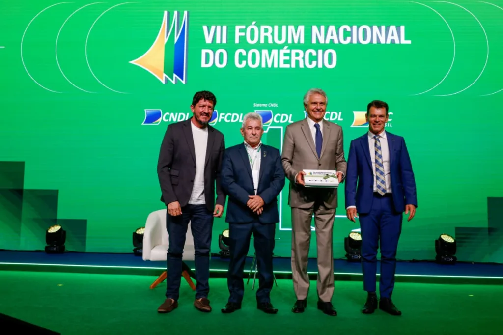 Em Brasília, Caiado destaca importância do comércio para crescimento de Goiás