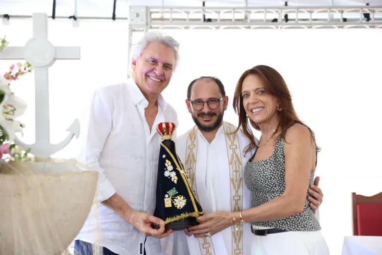 Missa celebra Nossa Senhora Aparecida na cidade de Goiás