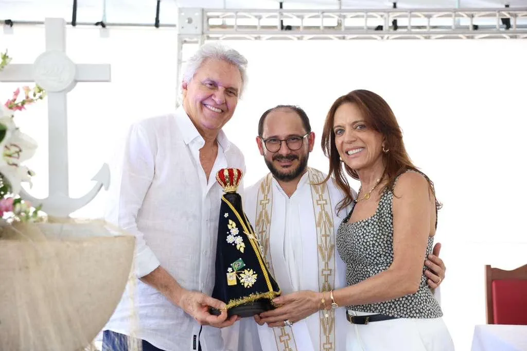 Missa celebra Nossa Senhora Aparecida na cidade de Goiás