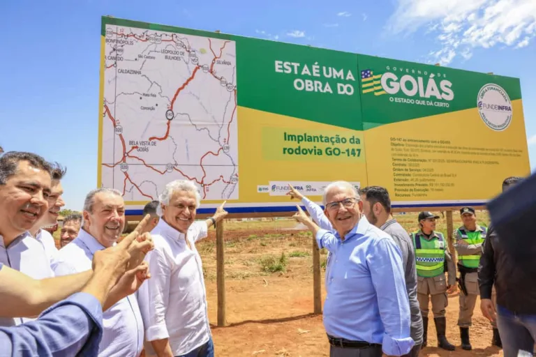 Goiás inicia pavimentação da GO-147, impulsionando desenvolvimento regional e agropecuária