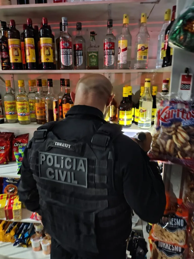 Força-tarefa fiscaliza bebidas