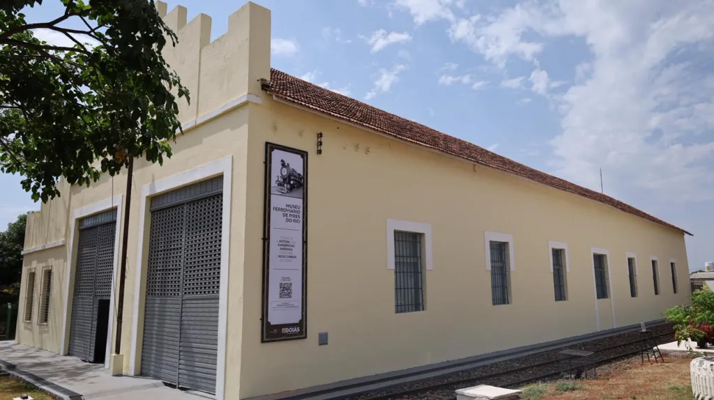Reforma do Museu Ferroviário de Pires do Rio será entregue na quinta