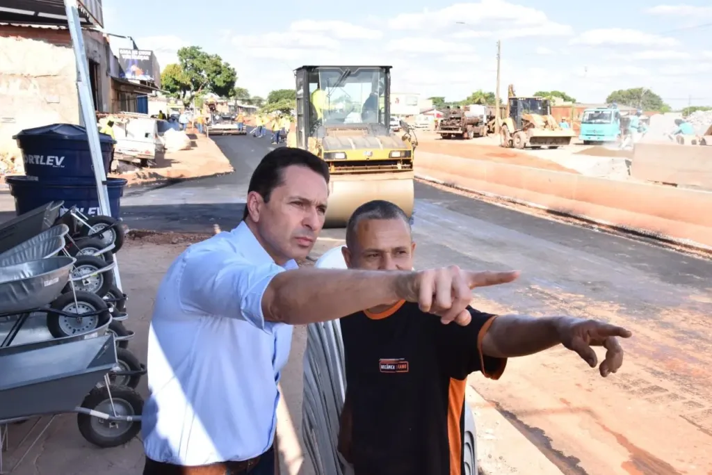 Vilela Inspeciona Obras e Prepara Aparecida Para as Chuvas