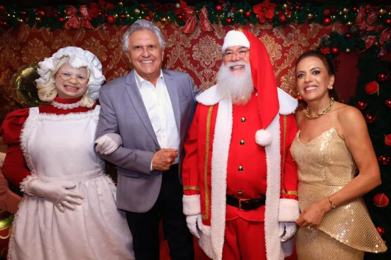 Caiado e Gracinha no Natal do Bem 2024
