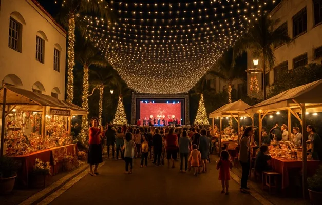 Cantata Natalina gratuita transforma Avenida Cora Coralina em conto de fadas em Goiânia