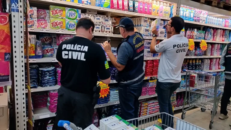 Apreensão de sabão em pó falsificado
