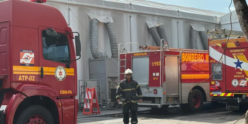Incêndio na COP30 foi controlado em 6 minutos e evacuação foi rápida