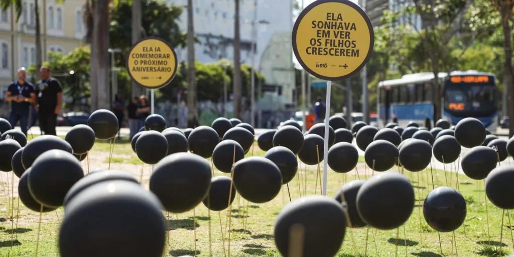 Ação no Rio lembra Dia Mundial em Memória das Vítimas de Trânsito