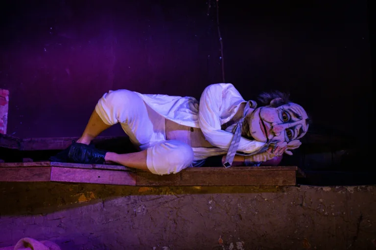 Farândola Teatro-Circo apresenta ensaio aberto de “Gervásio” no palco da Feteg