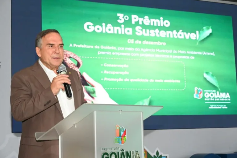 Prefeito Sandro Mabel reconhece empresas na 3ª edição do Prêmio Goiânia Sustentável