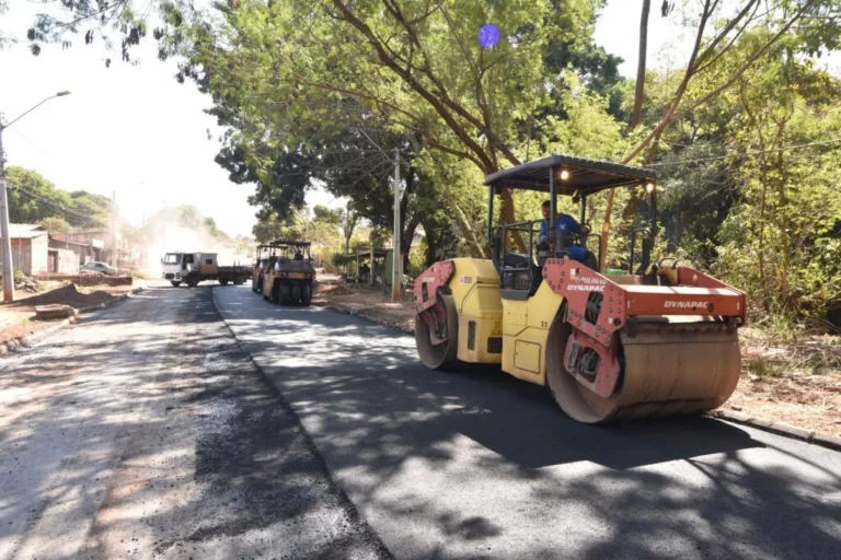 Revitalização asfáltica pela Prefeitura de Goiânia avança em 47 vias do Setor Pedro Ludovico