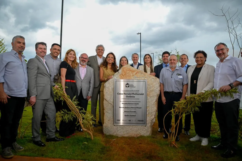 Lançamento da pedra fundamental da Casa Ronald McDonald