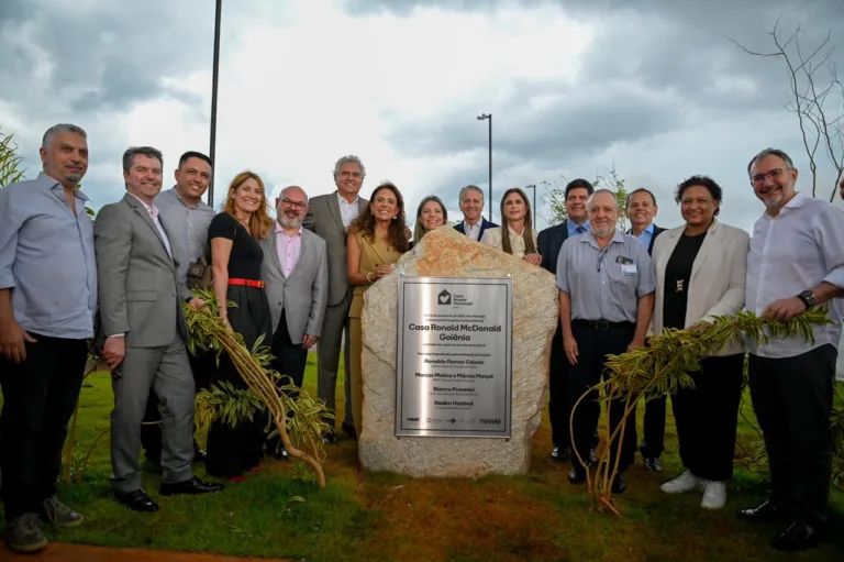 Lançamento da pedra fundamental da Casa Ronald McDonald