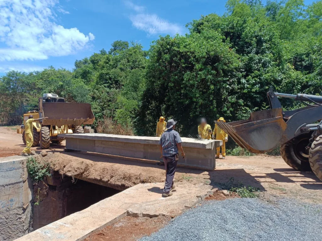 Por meio de convênio, reeducandos constroem ponte, rede pluvial e ampliação de batalhão da PM