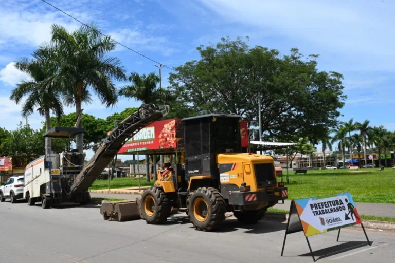 Mabel leva recapeamento asfáltico para nove bairros da Região Central de Goiânia