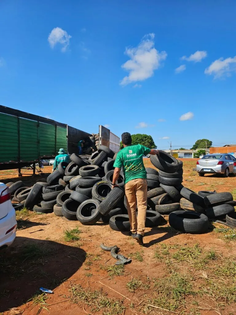 Prefeitura de Goiânia promove o Dia D de recolhimento gratuito de pneus inservíveis
