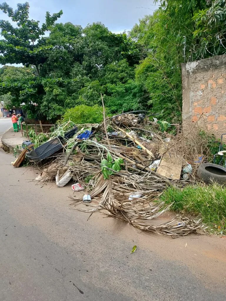 Prefeitura de Goiânia retira 32 toneladas de resíduos em força-tarefa após chuva desta terça (13/1)