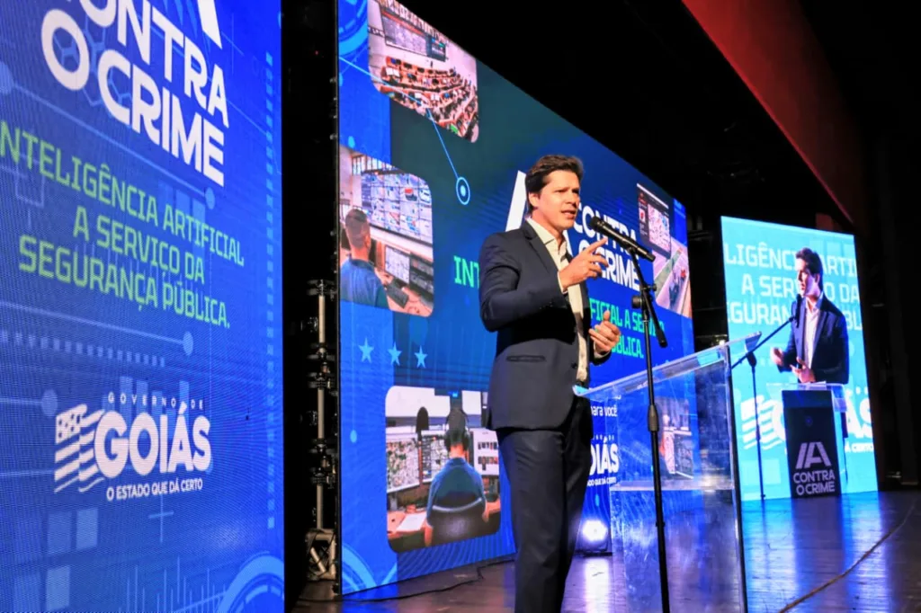 Daniel Vilela no lançamento da IA Contra o Crime