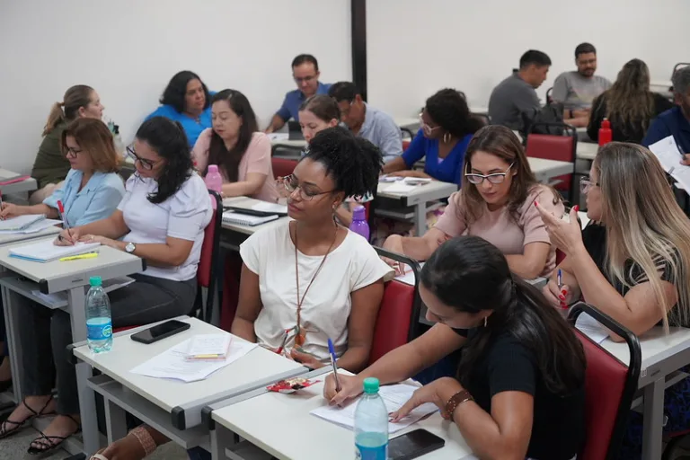 Sala de aula na Escola de Governo