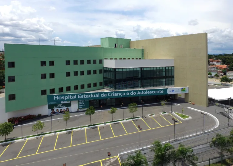 Fachada do Hecad, que está entre os 100 melhores hospitais públicos do país