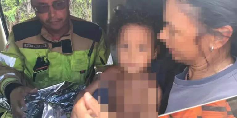  Menina de 4 anos que desapareceu em região de mata é encontrada em MG