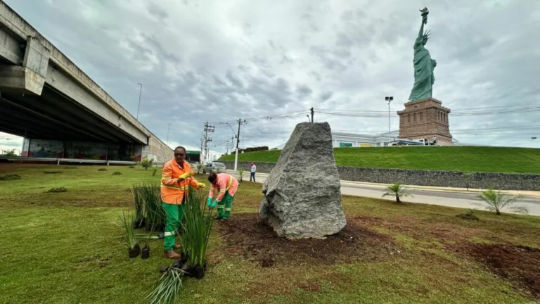 “Vamos fazer nossa cidade ficar cada vez mais bonita”, afirma Mabel ao lançar revitalização do viaduto Iris Rezende