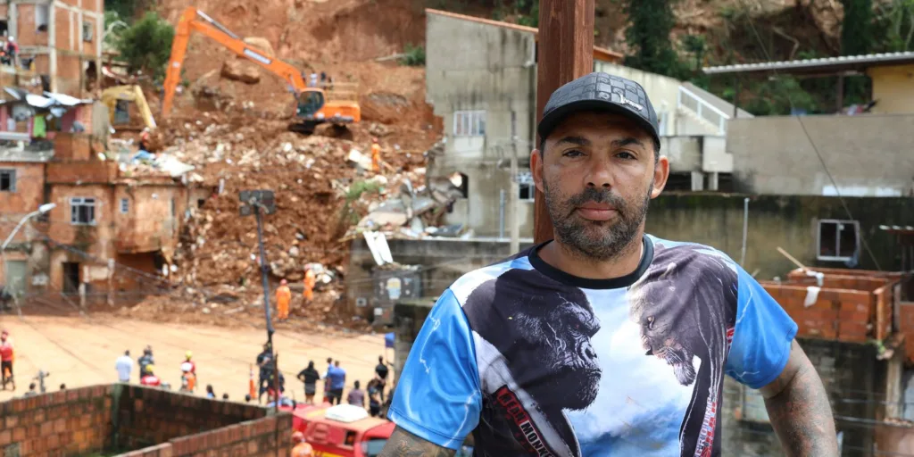 Com medo de novo deslizamento em MG, pedreiro cobra moradia digna