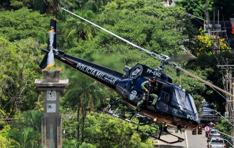 Helicóptero da polícia