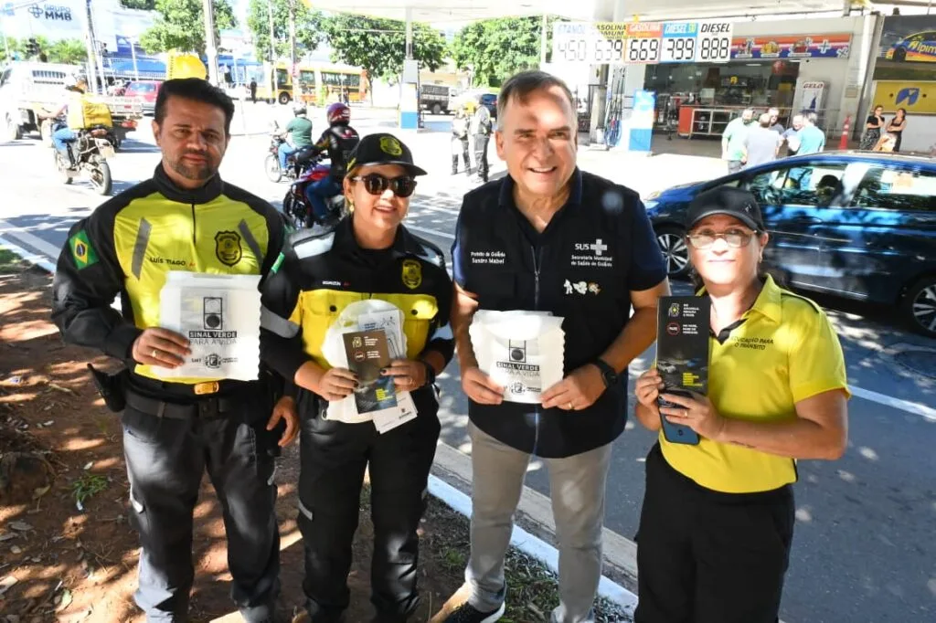 Mabel lança campanha “Pare no Pare” para reduzir acidentes em cruzamentos de Goiânia