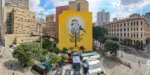Ailton Krenak é homenageado com mural no Vale do Anhangabaú, São Paulo