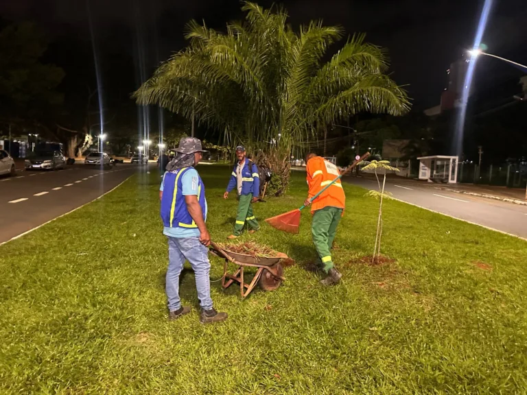 Comurg realiza controle de ervas daninhas em mais de 71 mil metros quadrados de áreas verdes