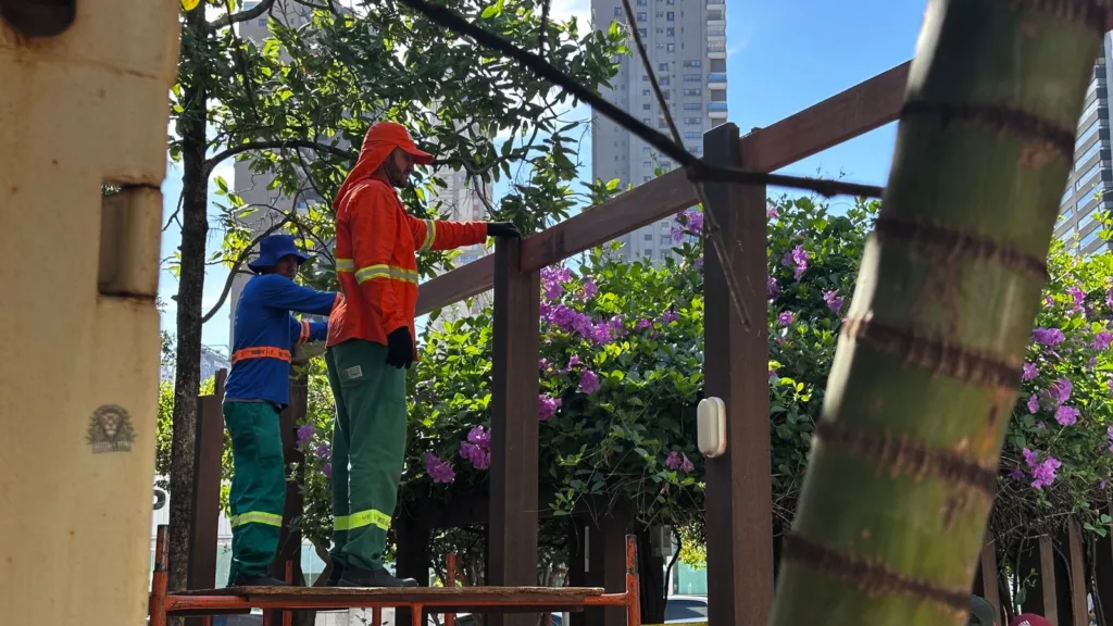 Comurg revitaliza praças no Parque Oeste Industrial e Setor Marista, nesta quinta-feira (16/4)