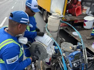 Prefeitura de Goiânia alcança 48 mil metros de sinalização horizontal em 45 dias