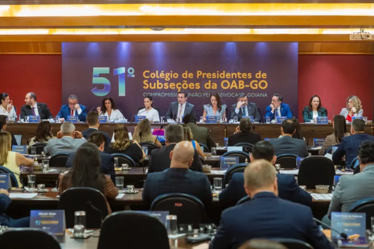 OAB-GO inicia 51º Colégio de Presidentes e promove debates sobre desafios e soluções para a advocacia goiana