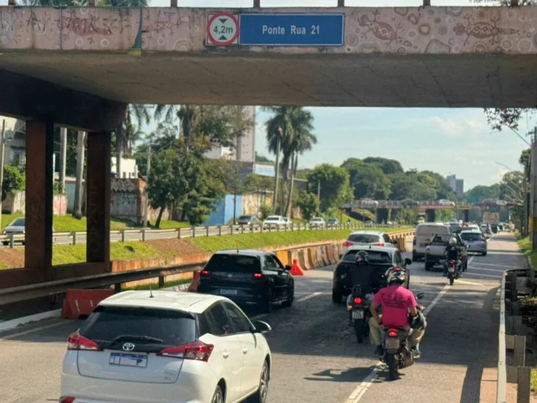 Prefeitura de Goiânia define dois esquemas de desvio para obra na Marginal Botafogo