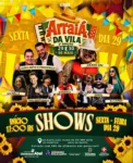 Arraiá da Vila em Goiânia terá shows gratuitos e entrada solidária