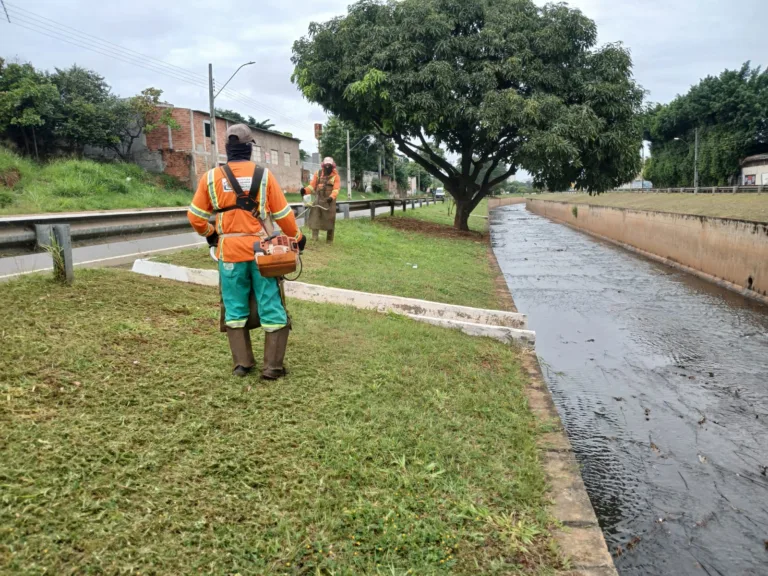 Córregos Anicuns, Botafogo e Cascavel recebem serviços de limpeza