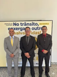 Comissão de Direito de Trânsito da OAB-GO participa da abertura da campanha Maio Amarelo promovida pelo DETRAN-GO